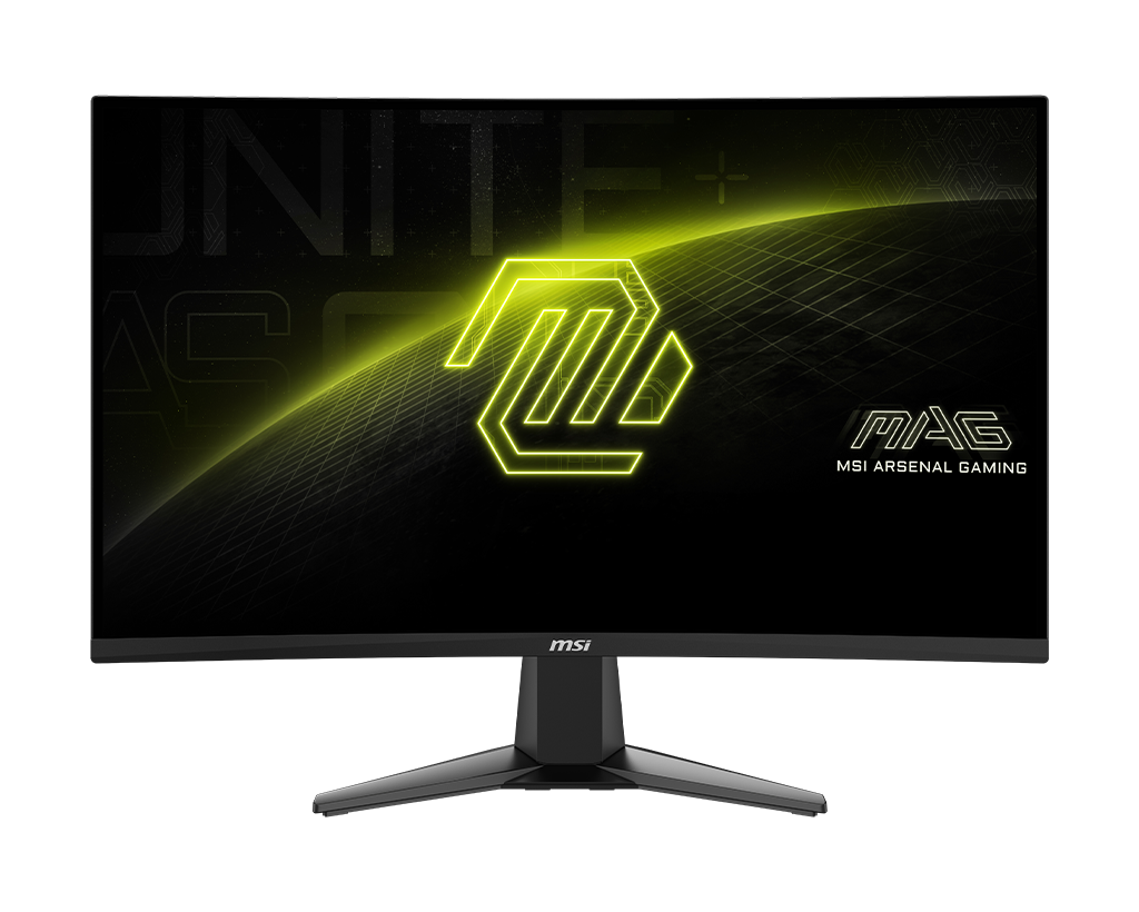 MSI Mag 27C6F 27" FHD 180Hz Curved Gaming Monitor, цвет: Металлик чёрный — фото 2