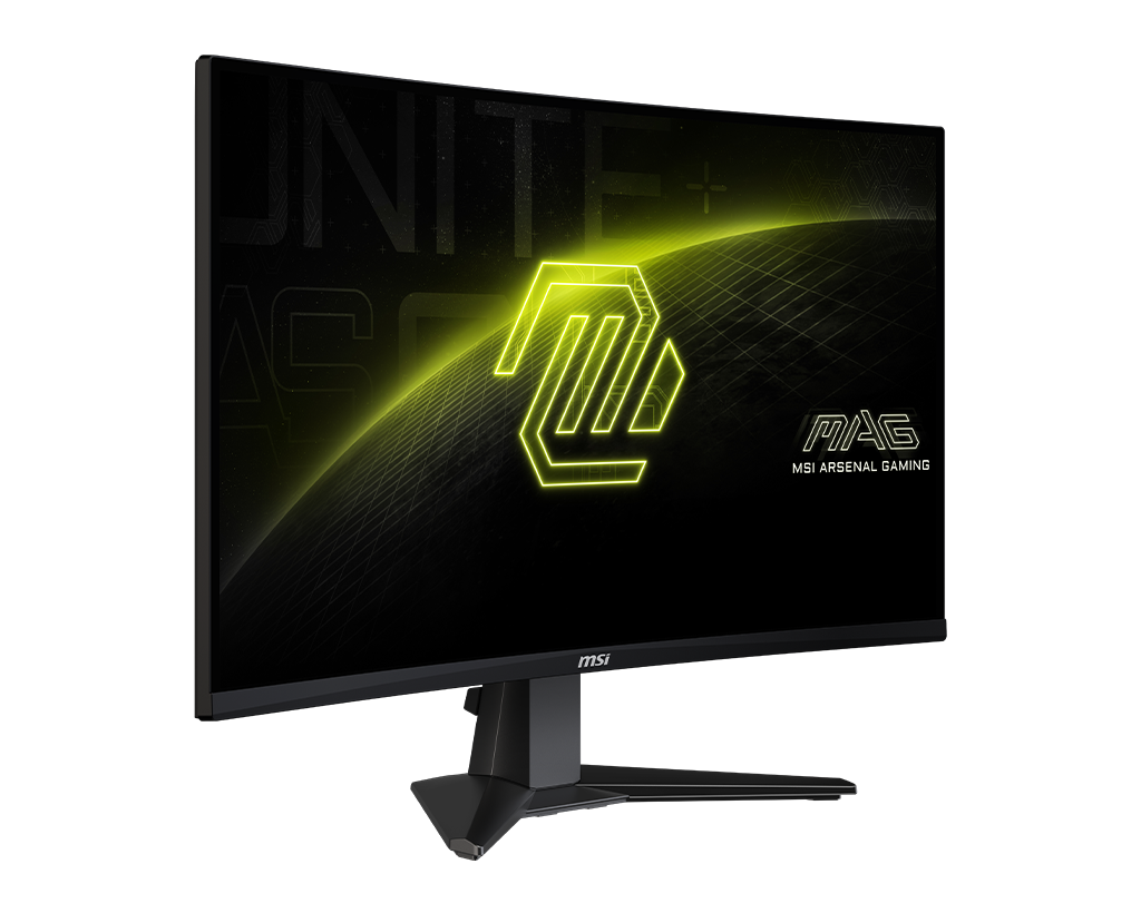 MSI Mag 27C6F 27" FHD 180Hz Curved Gaming Monitor, цвет: Металлик чёрный — фото 3