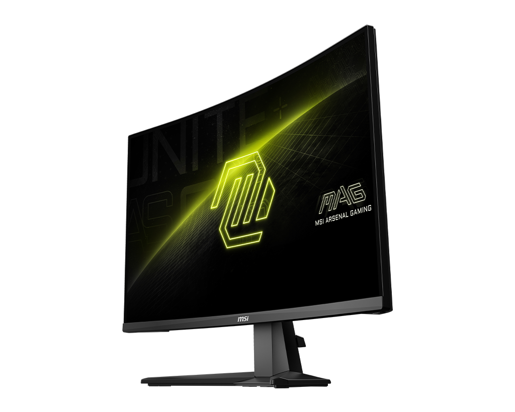 MSI Mag 27C6F 27" FHD 180Hz Curved Gaming Monitor, цвет: Металлик чёрный — фото 4