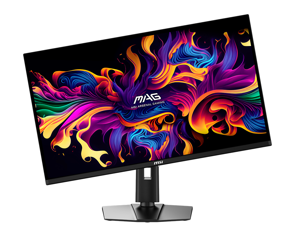 MSI Mag 321UPX Qd-Oled 32" UHD 240Hz Flat Gaming Monitor, цвет: Металлик чёрный — фото 4