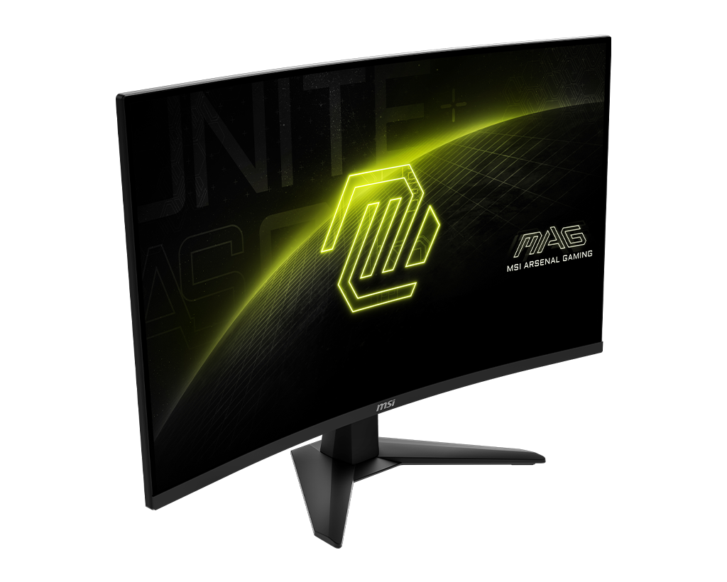 MSI Mag 32CQ6F 31.5" QHD 180Hz Curved Gaming Monitor, цвет: Металлик чёрный — фото 4