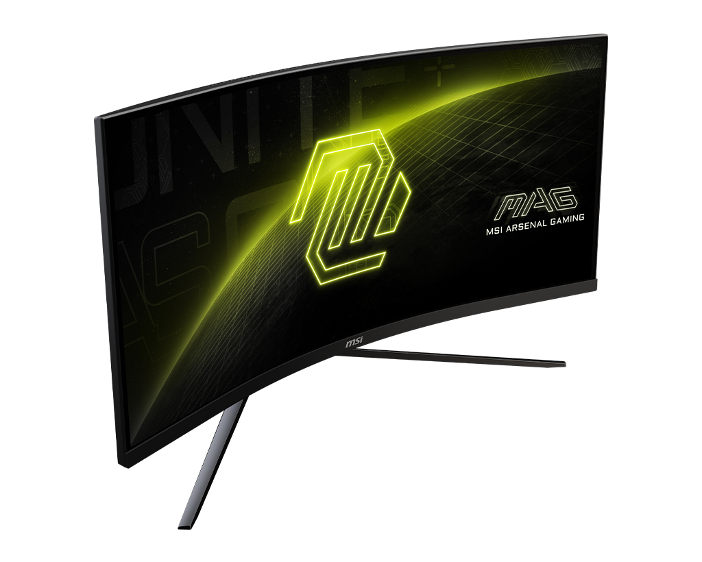 MSI Mag 346CQDF E20 34" Uwqhd 200Hz Curved Gaming Monitor, цвет: Металлик чёрный — фото 4