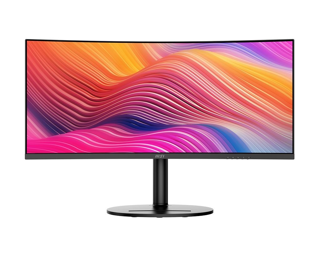 MSI Modern MD342CQP 34" QHD 120Hz Curved Business & Productivity Monitor, цвет: Матовый чёрный — фото 2