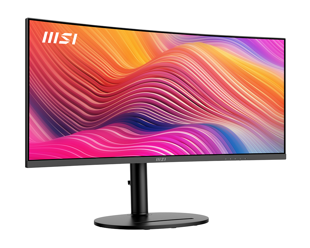 MSI Modern MD342CQP 34" QHD 120Hz Curved Business & Productivity Monitor, цвет: Матовый чёрный — фото 3