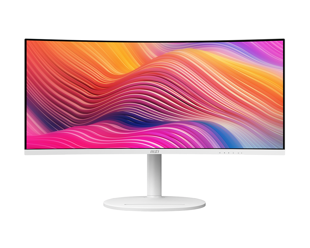 MSI Modern MD342CQPW 34" QHD 120Hz Curved Business & Productivity Monitor, цвет: Матовый белый — фото 2