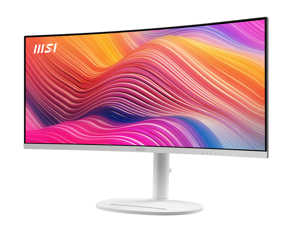 MSI Modern MD342CQPW 34" QHD 120Hz Curved Business & Productivity Monitor, цвет: Матовый белый — фото 5