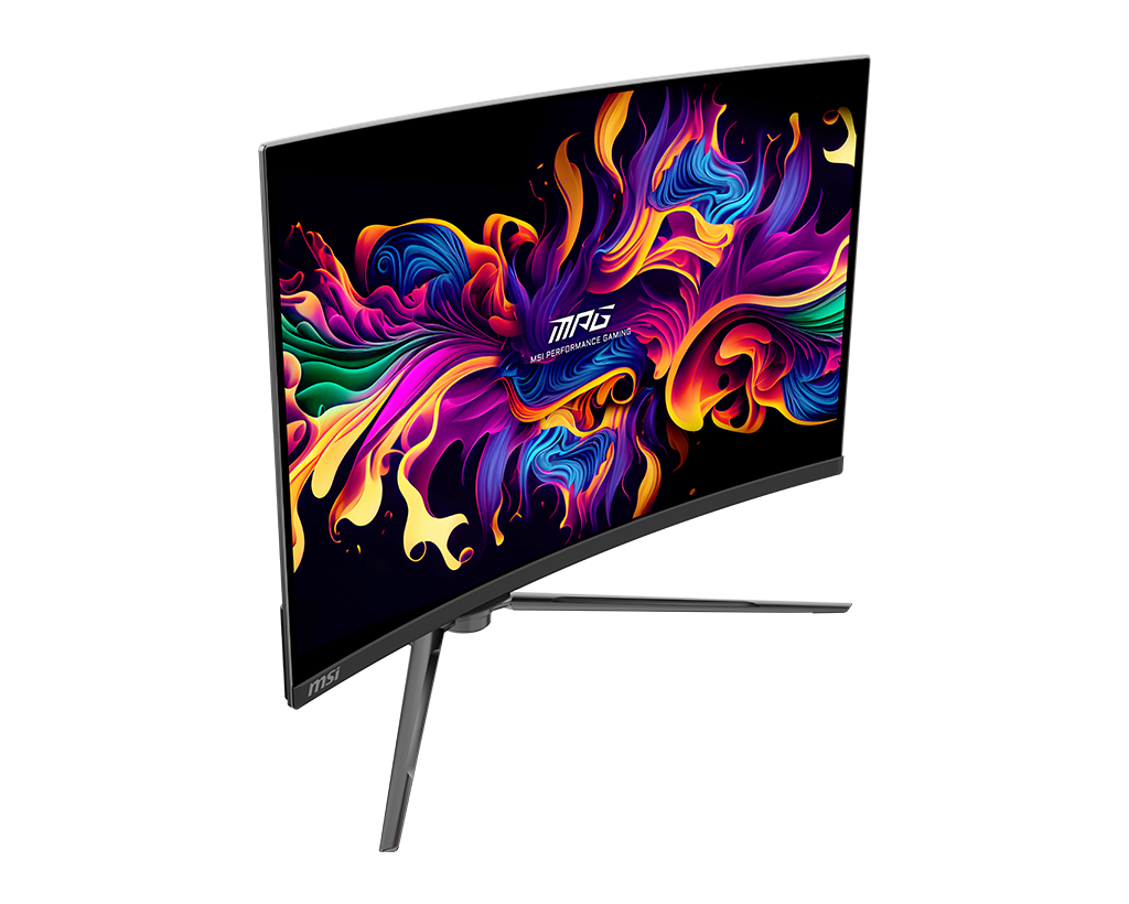 MSI Mpg 321CURX Qd-Oled 32" UHD 240Hz Curved Gaming Monitor, цвет: Металлик чёрный — фото 4