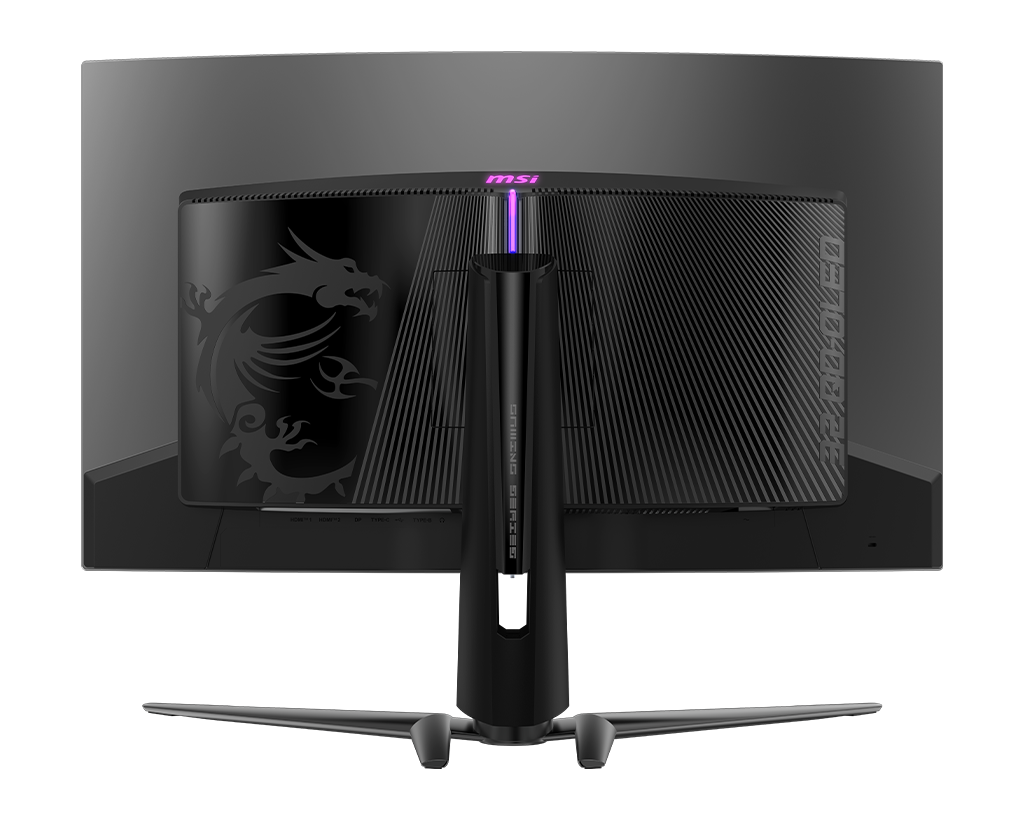 MSI Mpg 321CURX Qd-Oled 32" UHD 240Hz Curved Gaming Monitor, цвет: Металлик чёрный — фото 6