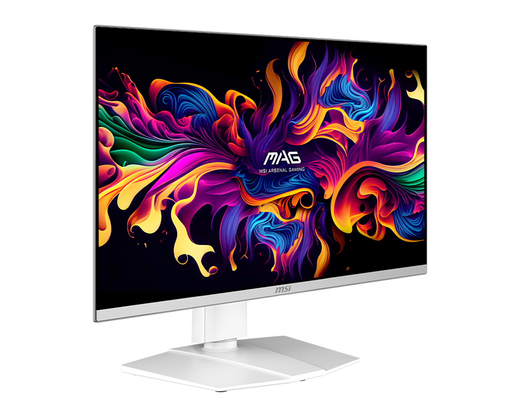 MSI Mag 272QPW Qd-Oled X28 27" QHD 280Hz Flat Gaming Monitor, цвет: Металлик белый — фото 2