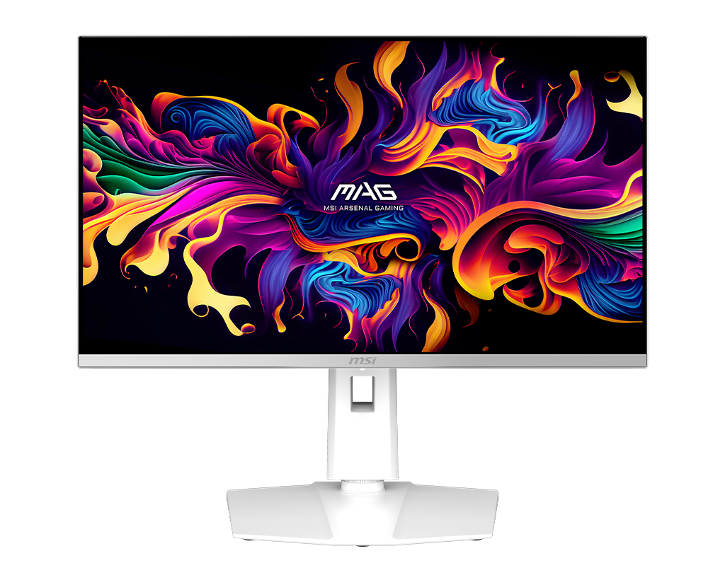 MSI Mag 272QPW Qd-Oled X28 27" QHD 280Hz Flat Gaming Monitor, цвет: Металлик белый — фото 5