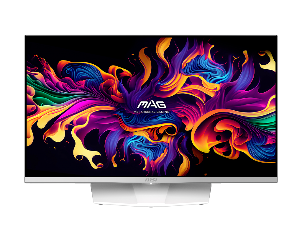MSI Mag 272QPW Qd-Oled X28 27" QHD 280Hz Flat Gaming Monitor, цвет: Металлик белый — фото 6