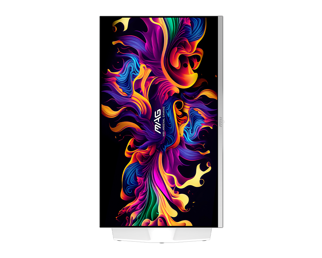 MSI Mag 272QPW Qd-Oled X28 27" QHD 280Hz Flat Gaming Monitor, цвет: Металлик белый — фото 7