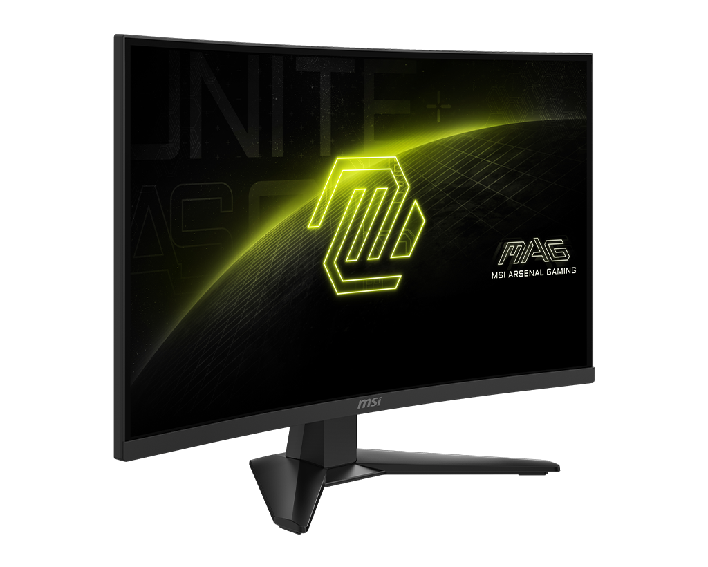 MSI Mag 275CQF E18 27" QHD 180Hz Curved Gaming Monitor, цвет: Металлик чёрный — фото 2