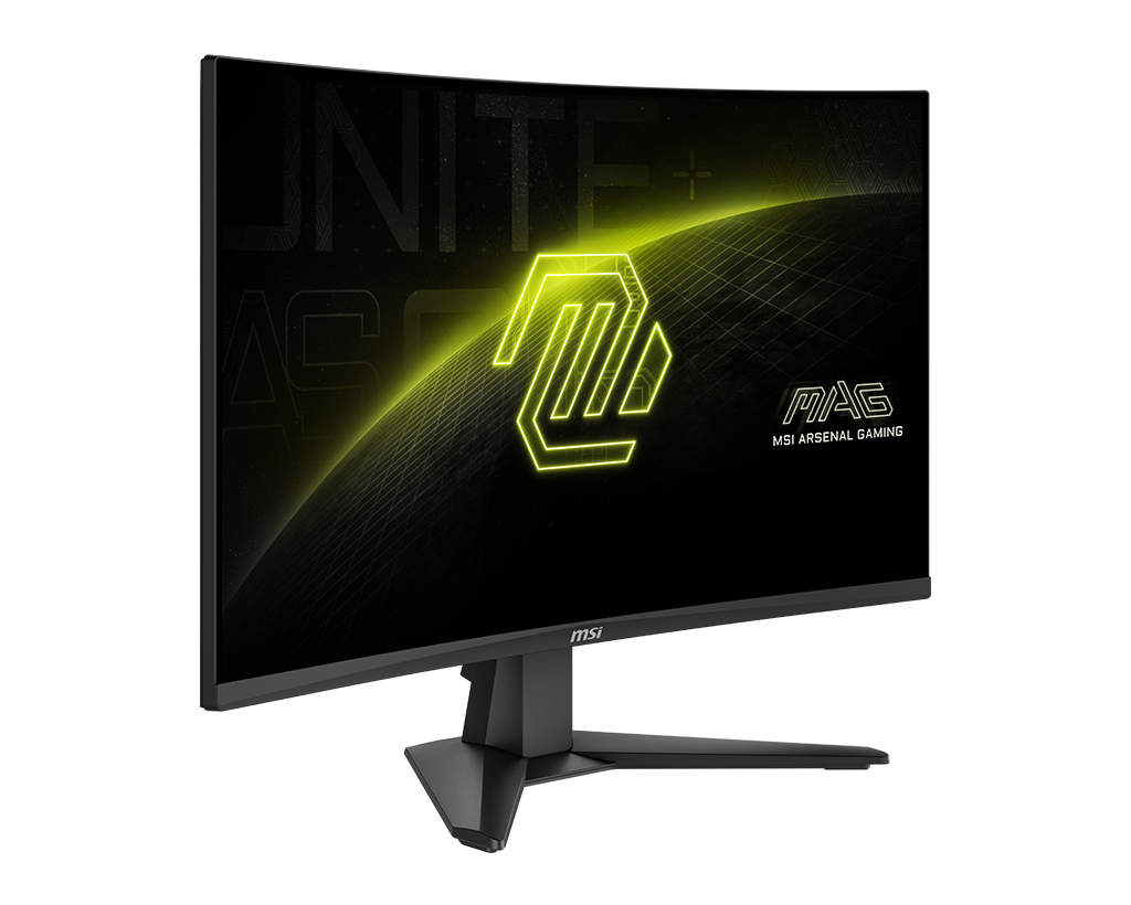 MSI Mag 276CF E20 27" FHD 200Hz Curved Gaming Monitor, цвет: Металлик чёрный — фото 3