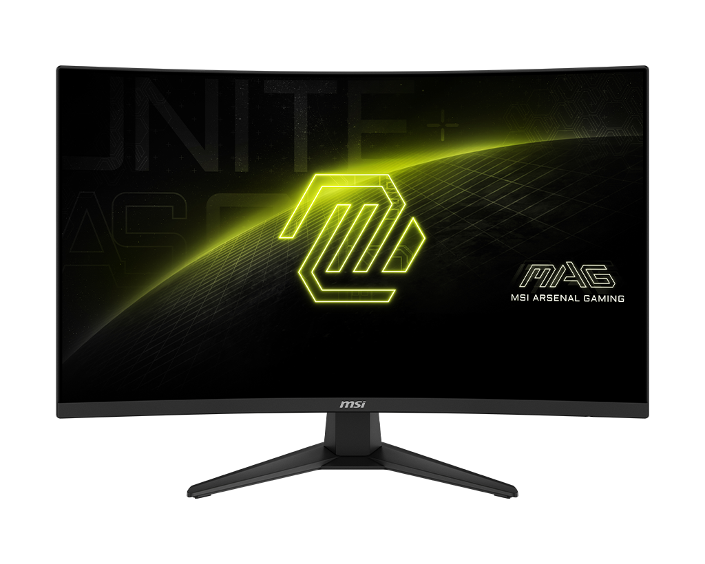 MSI Mag 321CQF E18 31.5" Wqhd 180Hz Curved Gaming Monitor, цвет: Металлик чёрный — фото 2