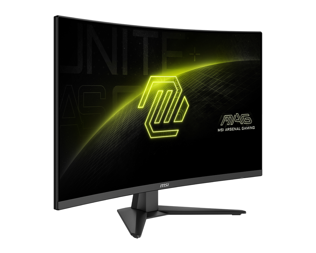 MSI Mag 321CQF E18 31.5" Wqhd 180Hz Curved Gaming Monitor, цвет: Металлик чёрный — фото 4