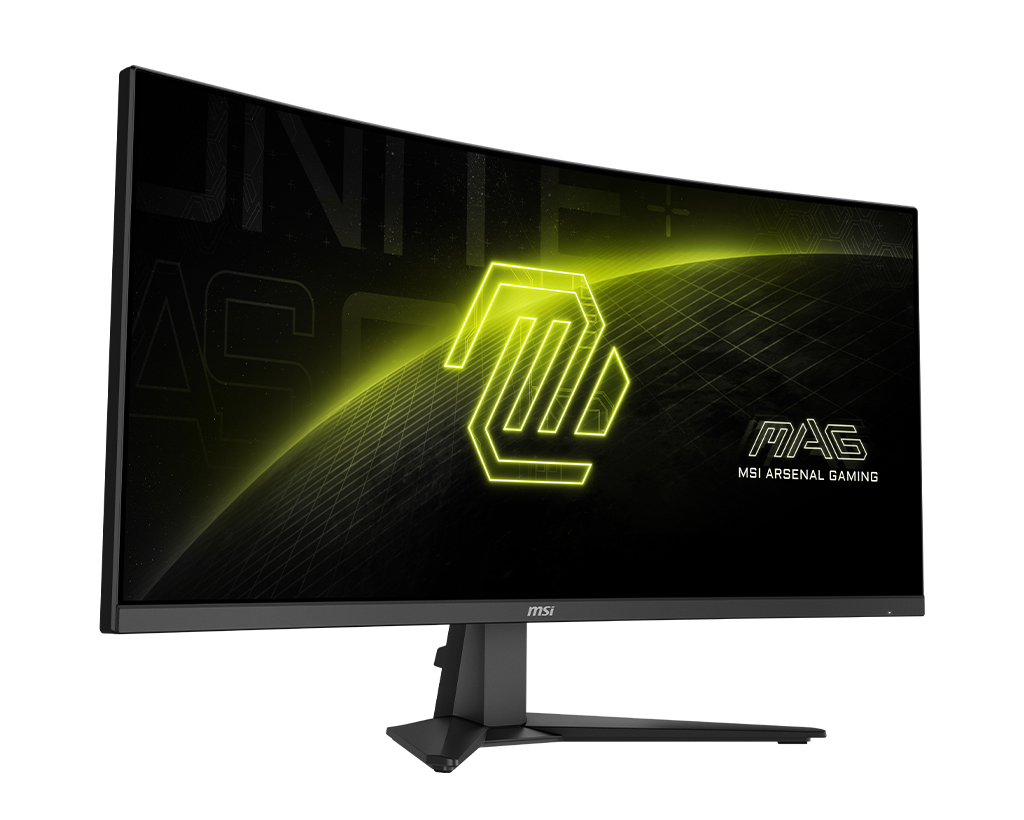 MSI Mag 346CQDF E20 34" Uwqhd 200Hz Curved Gaming Monitor, цвет: Металлик чёрный — фото 5