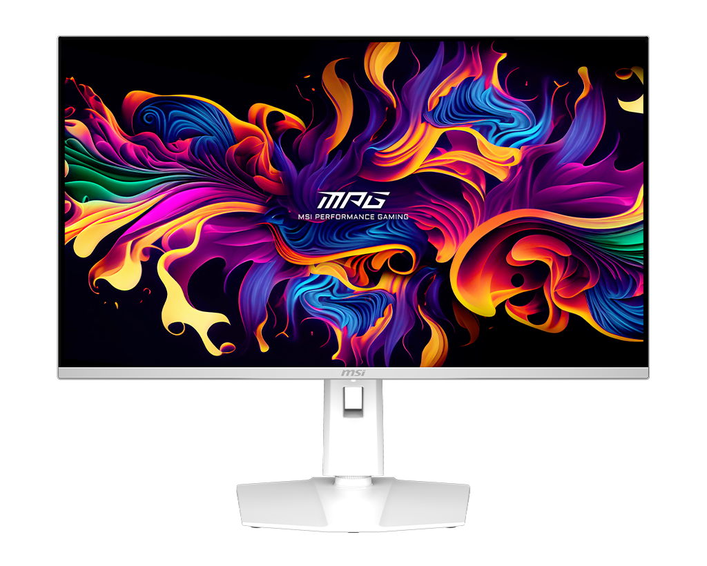 MSI Mpg 321URXW Qd-Oled 32" UHD 240Hz Flat Gaming Monitor, цвет: Металлик белый — фото 3