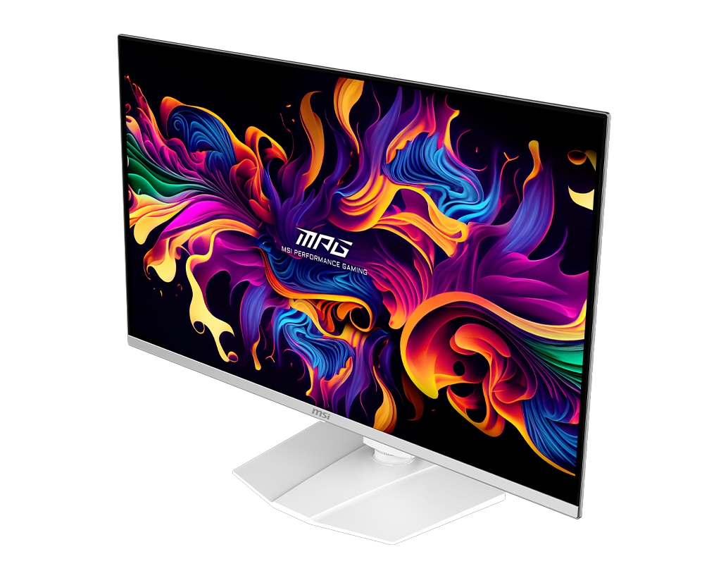 MSI Mpg 321URXW Qd-Oled 32" UHD 240Hz Flat Gaming Monitor, цвет: Металлик белый — фото 7