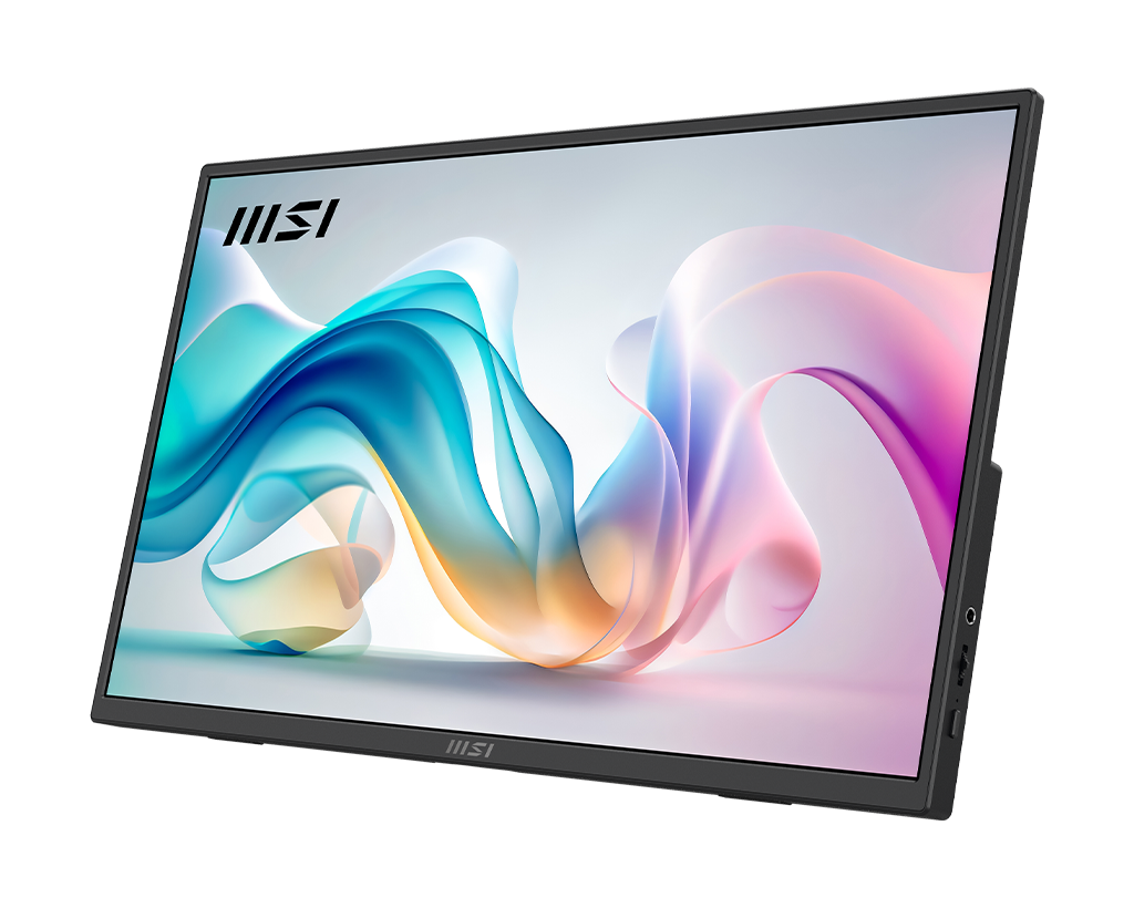 MSI Pro MP165 E6 15.6" FHD 60Hz Portable Monitor, цвет: Матовый чёрный — фото 5