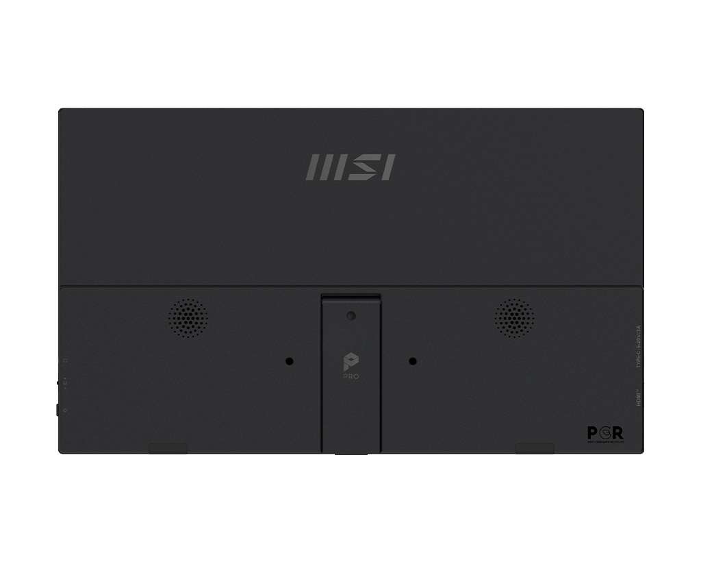 MSI Pro MP165 E6 15.6" FHD 60Hz Portable Monitor, цвет: Матовый чёрный — фото 6