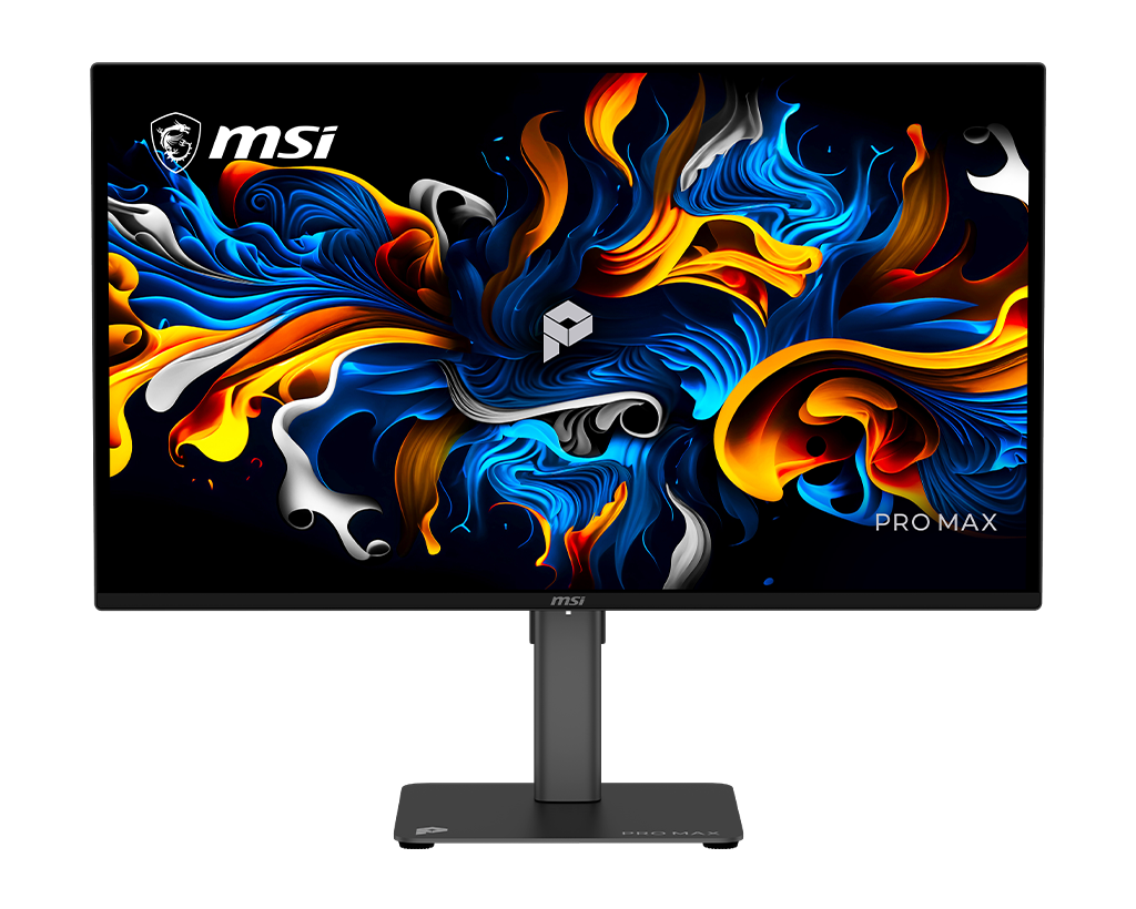 MSI Pro Max 271QPX14G 27" Qd-Oled Wqhd 144Hz Flat Business & Productivity Monitor, цвет: Матовый чёрный — фото 2