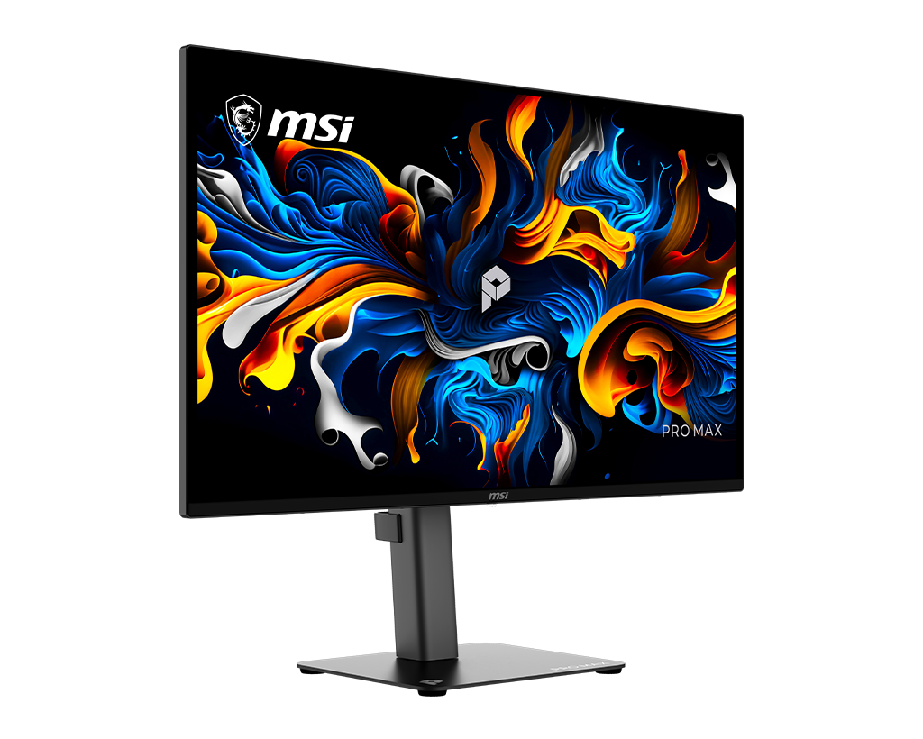 MSI Pro Max 271QPX14G 27" Qd-Oled Wqhd 144Hz Flat Business & Productivity Monitor, цвет: Матовый чёрный — фото 3