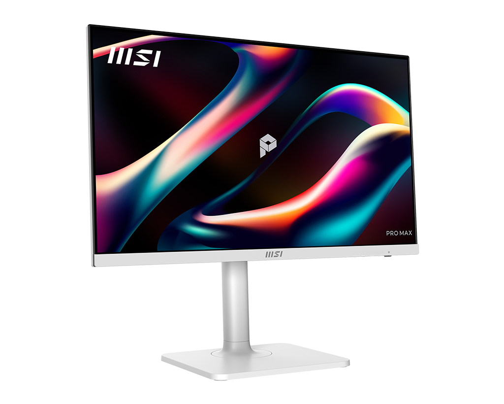 MSI Pro Max 241PHW E14 24" FHD 144Hz Flat Business & Productivity Monitor, цвет: Матовый белый — фото 3