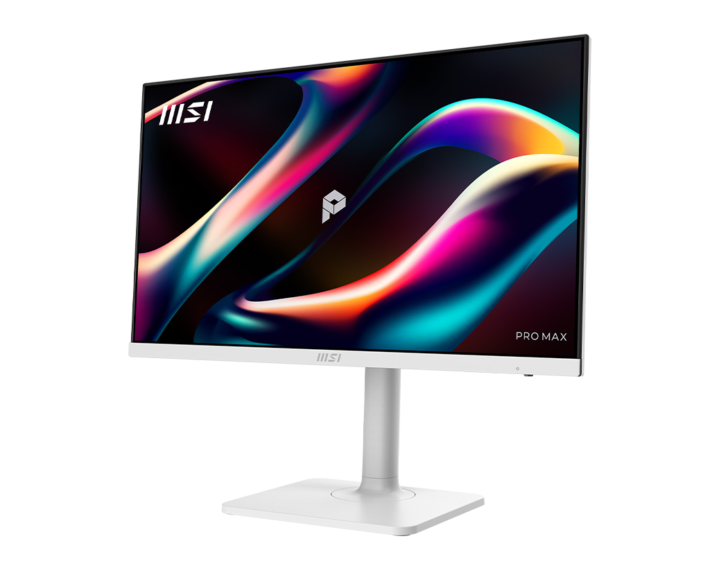 MSI Pro Max 241PHW E14 24" FHD 144Hz Flat Business & Productivity Monitor, цвет: Матовый белый — фото 5