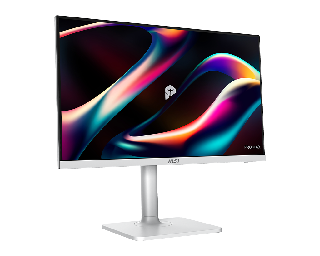 MSI Pro Max 271PHW E14 27" FHD 144Hz Flat Business & Productivity Monitor, цвет: Матовый белый — фото 2