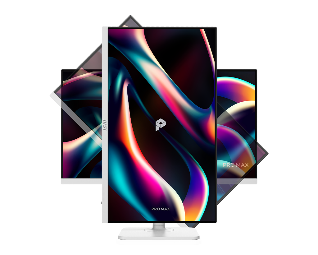 MSI Pro Max 271PHW E14 27" FHD 144Hz Flat Business & Productivity Monitor, цвет: Матовый белый — фото 7