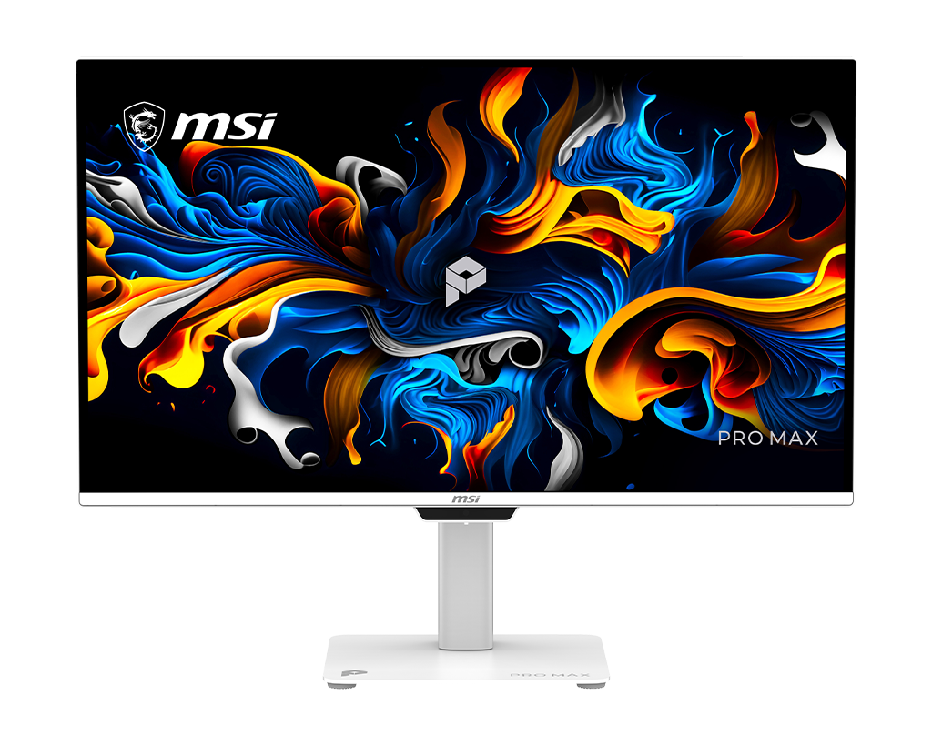 MSI Pro Max 271UPXW12G 27" UHD 120Hz Flat Business & Productivity Monitor, цвет: Матовый белый — фото 2