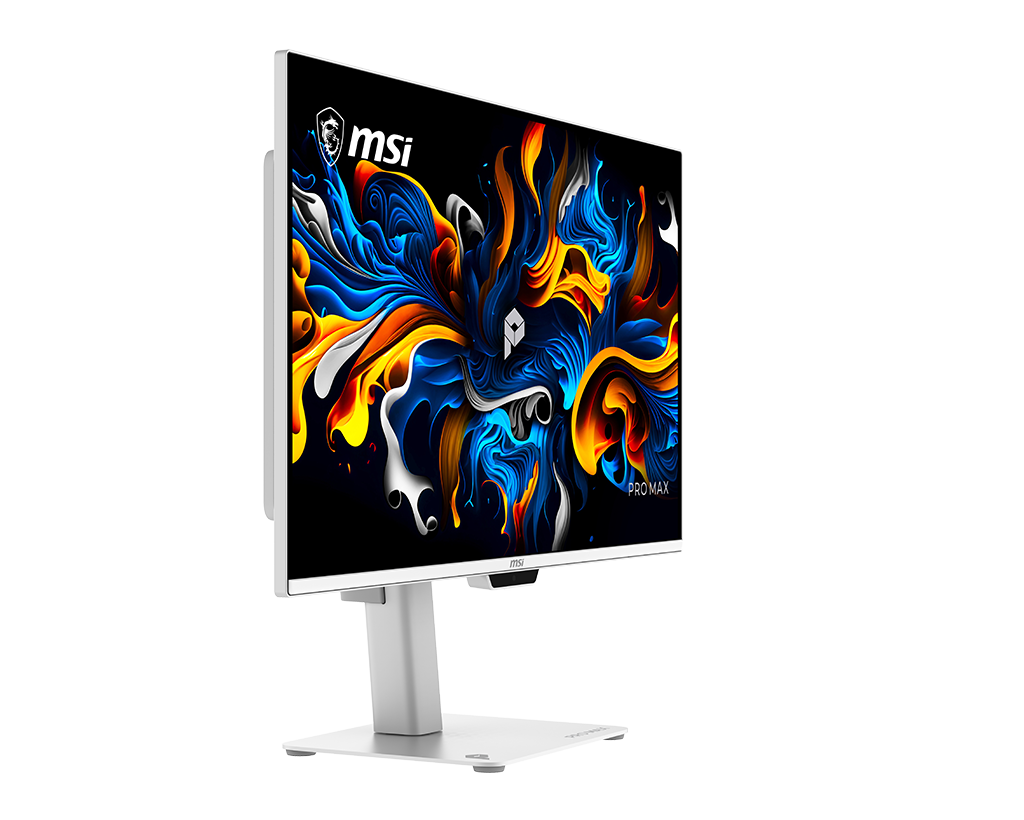 MSI Pro Max 271UPXW12G 27" UHD 120Hz Flat Business & Productivity Monitor, цвет: Матовый белый — фото 4