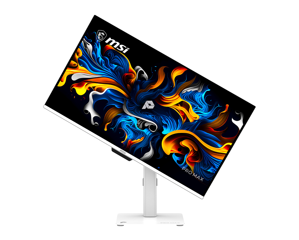 MSI Pro Max 271UPXW12G 27" UHD 120Hz Flat Business & Productivity Monitor, цвет: Матовый белый — фото 6