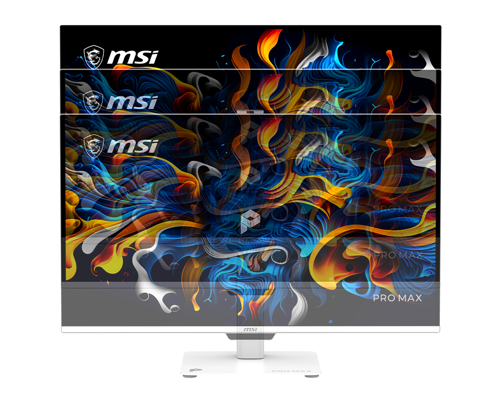 MSI Pro Max 271UPXW12G 27" UHD 120Hz Flat Business & Productivity Monitor, цвет: Матовый белый — фото 7