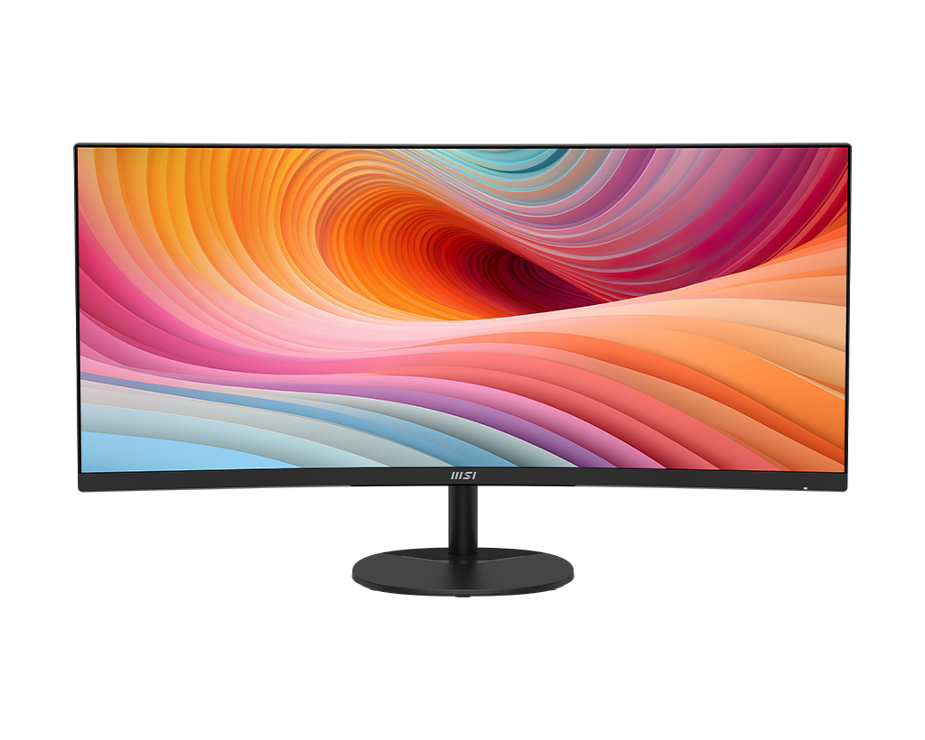 MSI Pro MP341CQ E12 34" Uwqhd 120Hz Curved Business & Productivity Monitor, цвет: Матовый чёрный — фото 2