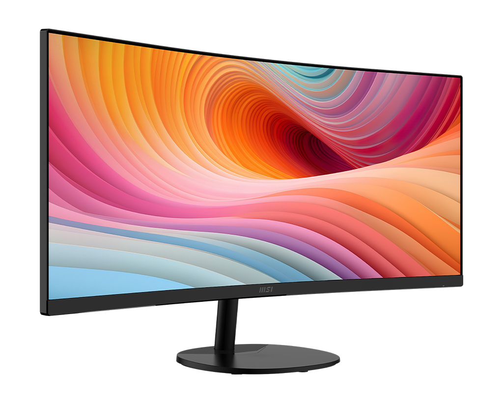 MSI Pro MP341CQ E12 34" Uwqhd 120Hz Curved Business & Productivity Monitor, цвет: Матовый чёрный — фото 3