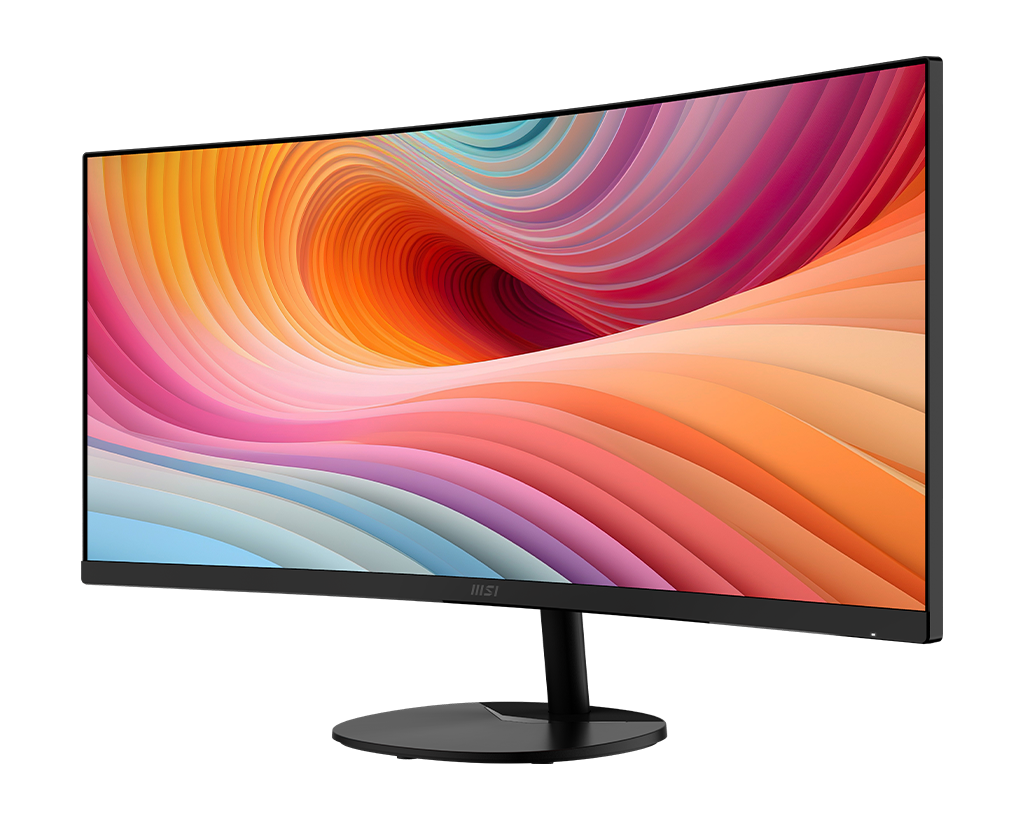 MSI Pro MP341CQ E12 34" Uwqhd 120Hz Curved Business & Productivity Monitor, цвет: Матовый чёрный — фото 5