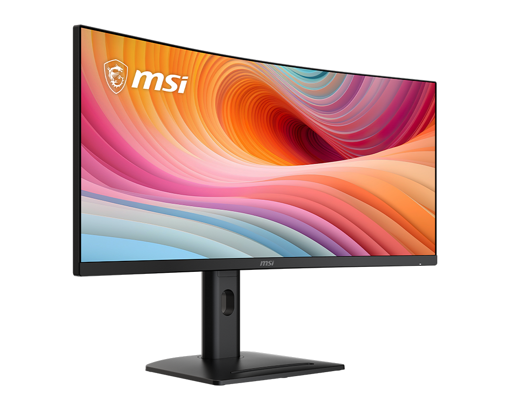 MSI Pro MP341CQPHG E12 34" Uwqhd 120Hz Curved Business & Productivity Monitor, цвет: Матовый чёрный — фото 3