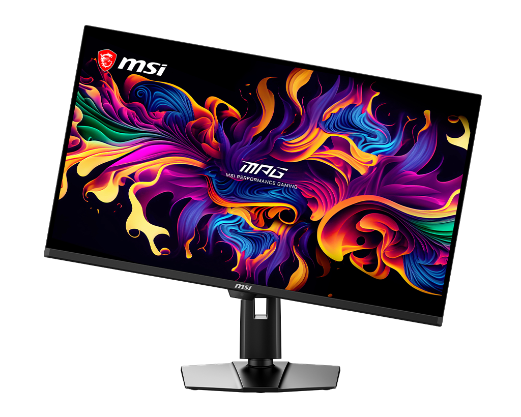 MSI Mpg 322UR Qd-Oled X24 32" UHD 240Hz Flat Gaming Monitor, цвет: Металлик чёрный — фото 3