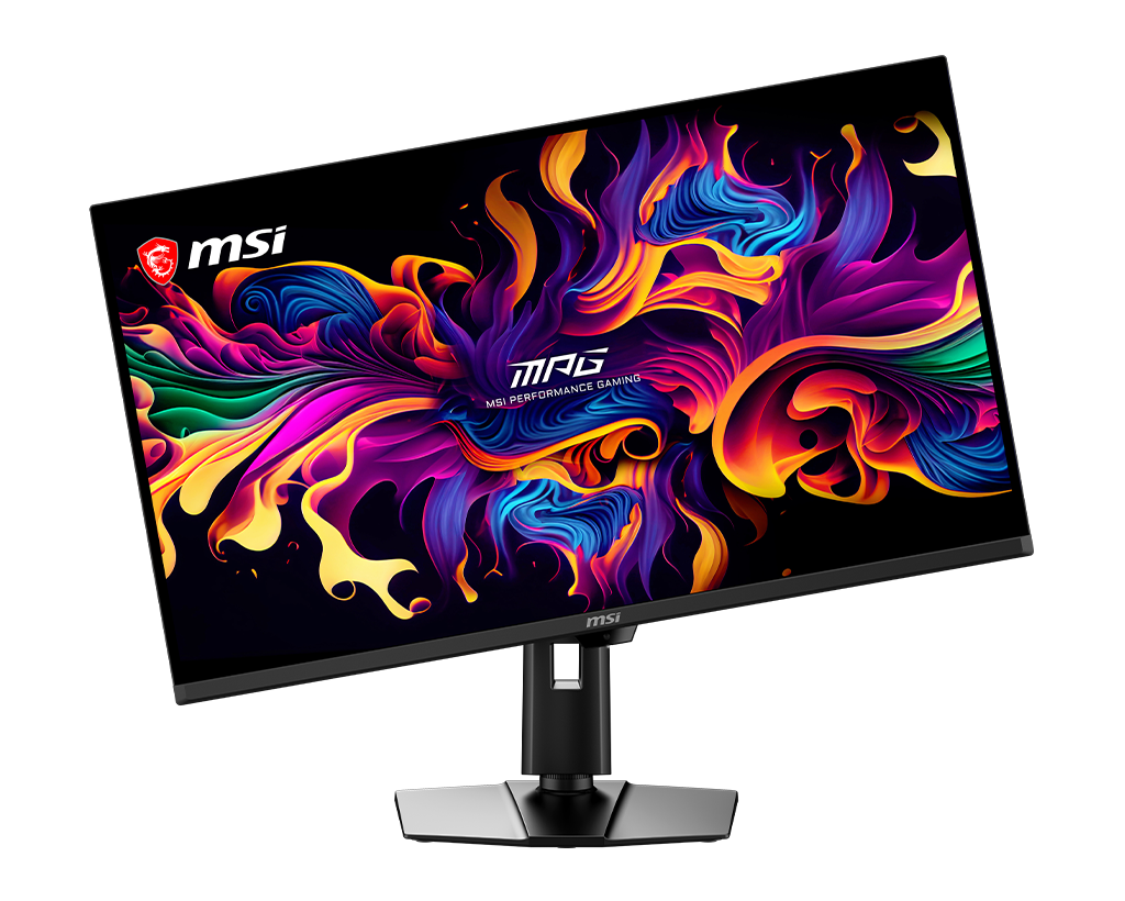 MSI Mpg 322UR Qd-Oled X24 32" UHD 240Hz Flat Gaming Monitor, цвет: Металлик чёрный — фото 4