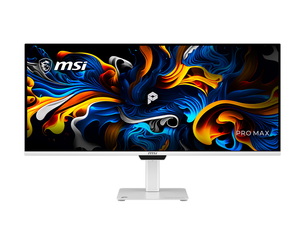 MSI Pro Max 341QPXW14G 34" Uwqhd 144Hz Flat Business & Productivity Monitor, цвет: Матовый белый — фото 2