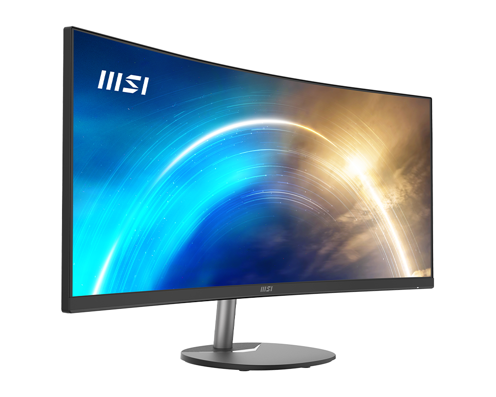 MSI Pro MP341CQ 34" Uwqhd 100Hz Curved Business & Productivity Monitor, цвет: Матовый чёрный — фото 2