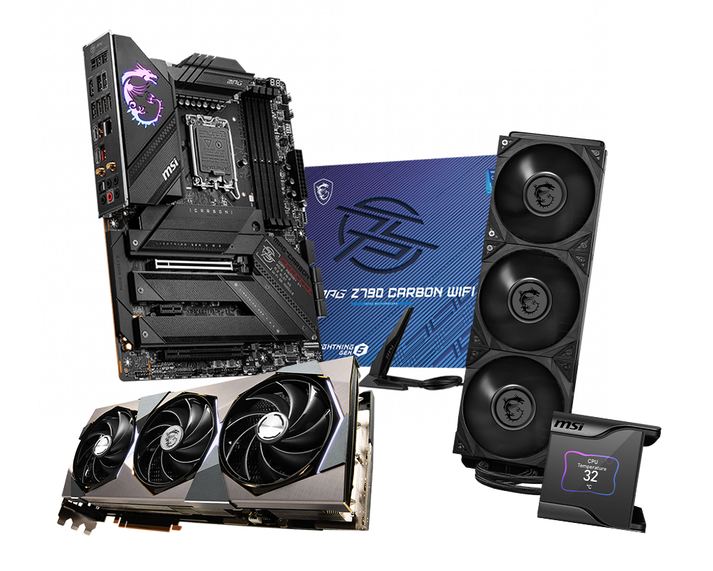 GeForce RTX 4090 SUPRIM 24G - Z790 CARBON WIFI S360 Gaming Kit